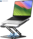 Adjustable Laptop Stand, Computer Stand with 360 Rotating Base