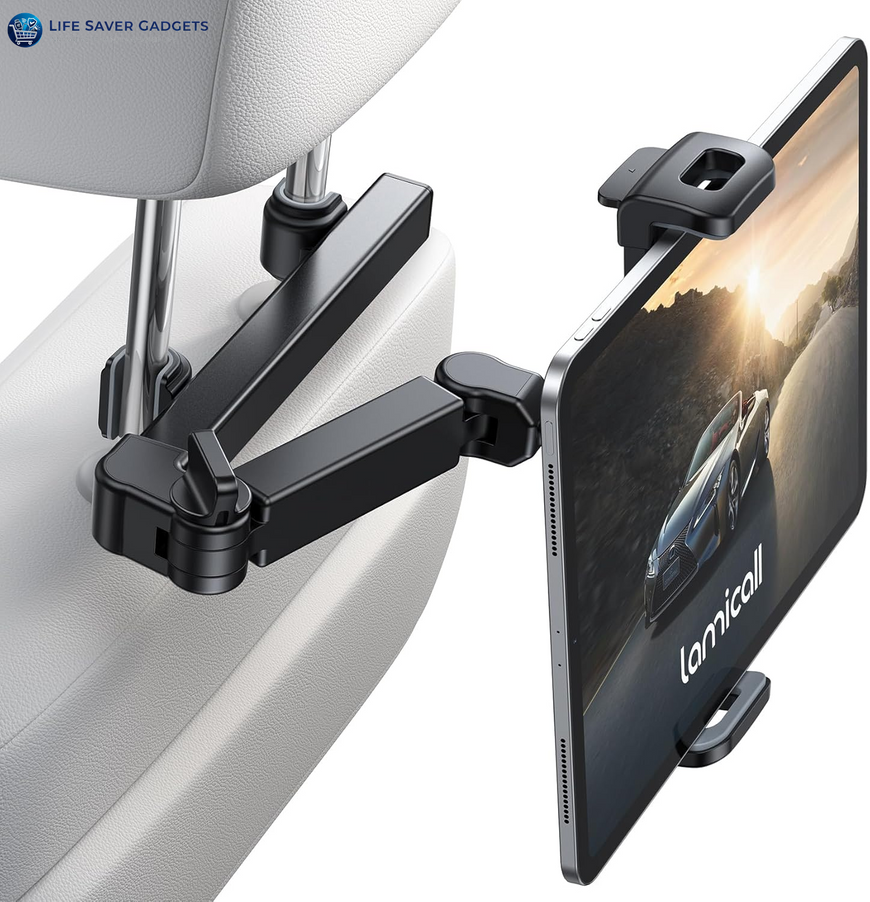 Car Tablet Holder - [3 in 1 Extension Arm] Adjustable