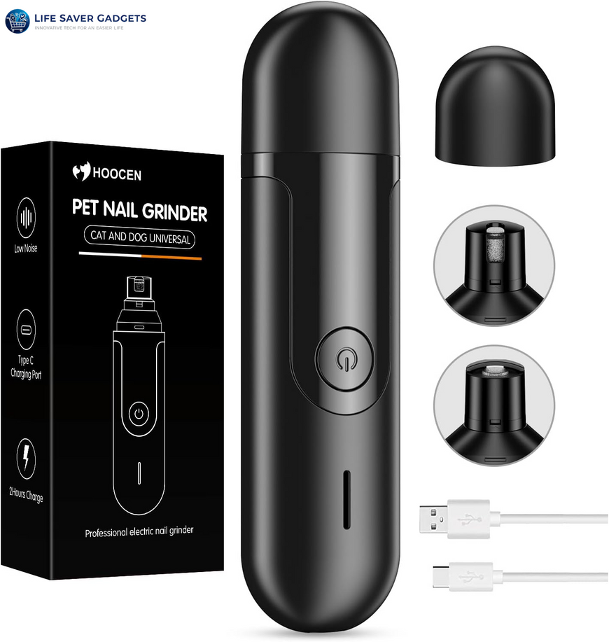 Dog Nail Grinder, Pet Nail Trimmers for Large Dogs, Medium, Small Dogs Cats Pets