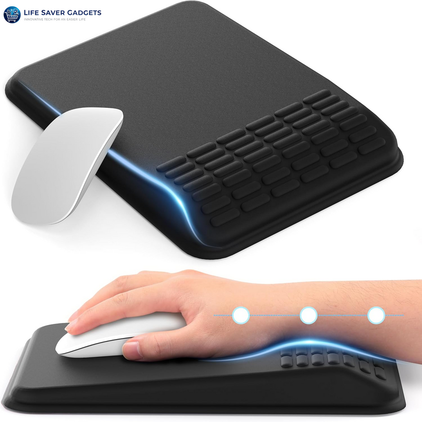 Ergonomic Mouse Pad with Wrist Support