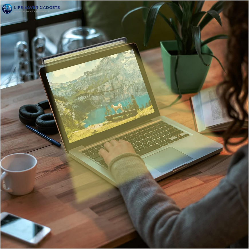 Laptop Monitor Light Bar Reading LED Laptop Keyboard 3 Color Temperature Modes