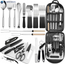 Portable Camping Kitchen Utensil Set-27 Piece Cookware Kit Stainless Steel