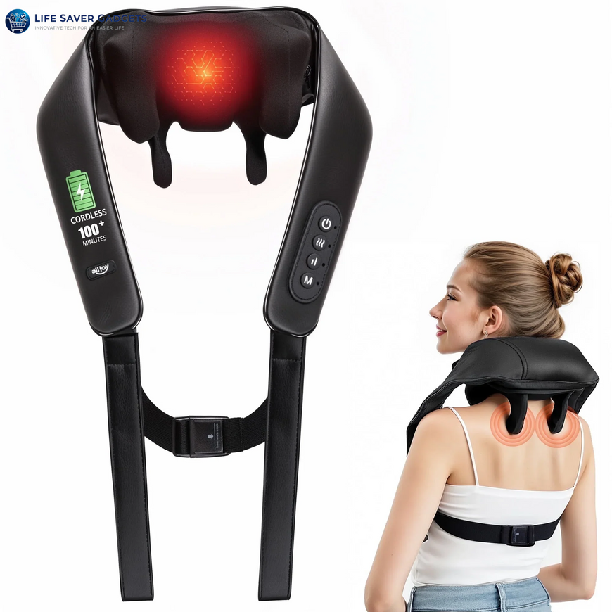Shiatsu Neck and Shoulder Massager with Heat