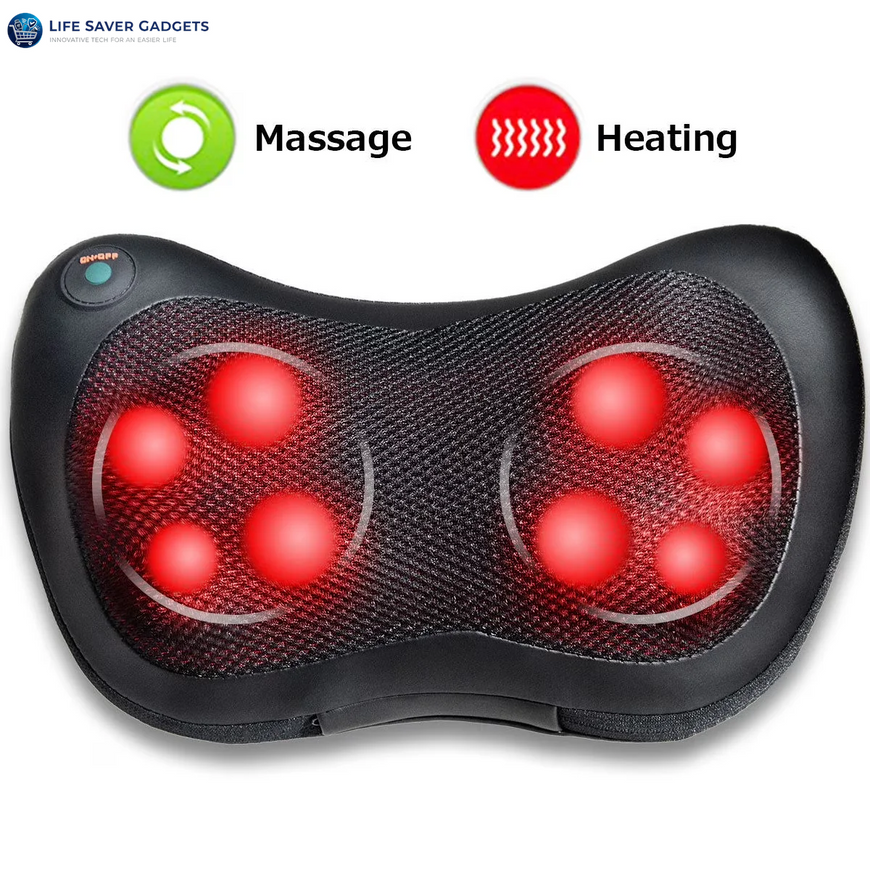 Shoulder Neck Back Massage Pillow with Heat