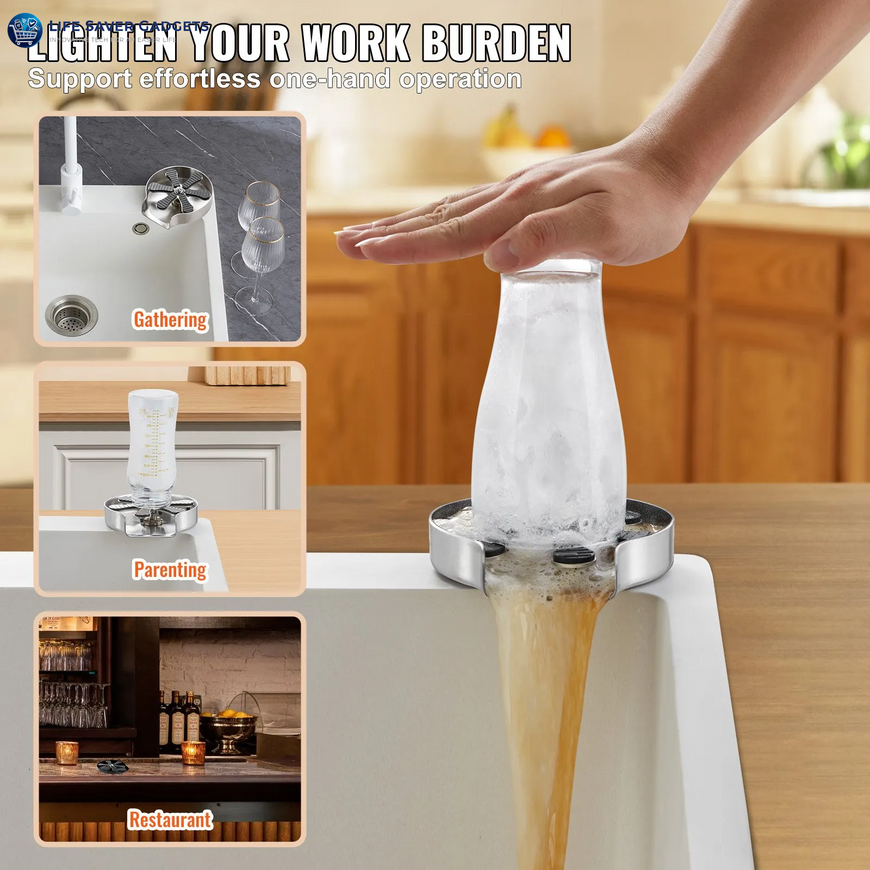 Cup Washer With Sink Home Bar Counter