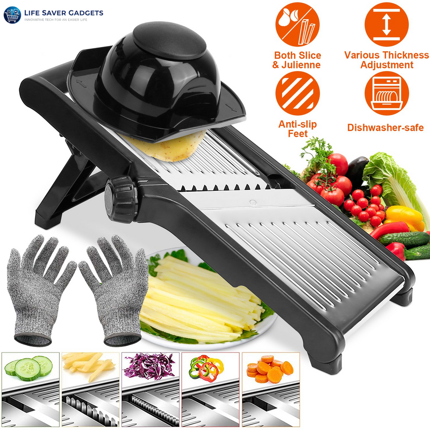 Stainless Steel Food and Vegetable Slicer Fruit Chopper