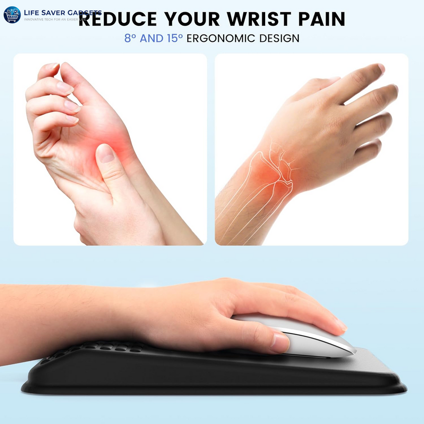 Ergonomic Mouse Pad with Wrist Support