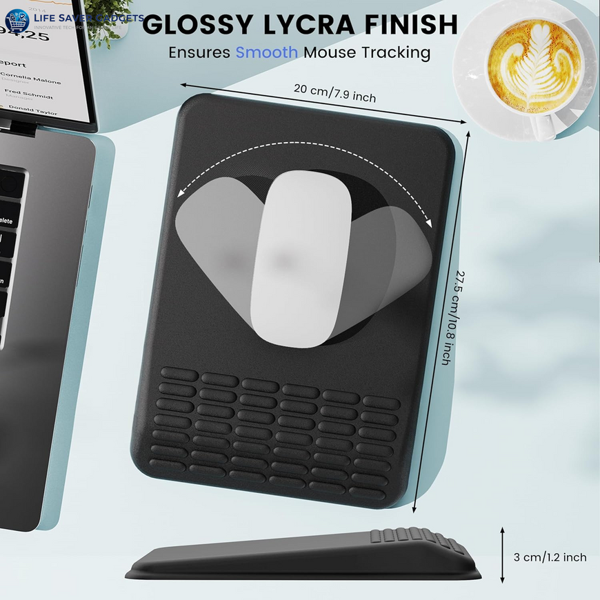 Ergonomic Mouse Pad with Wrist Support