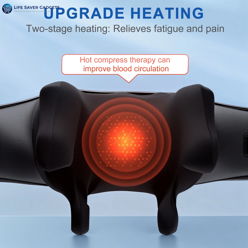Shiatsu Neck and Shoulder Massager with Heat