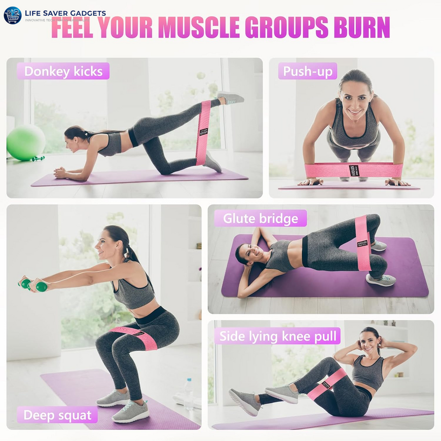 Resistance Bands for Working Out, Exercise Workout Bands for Women & Men