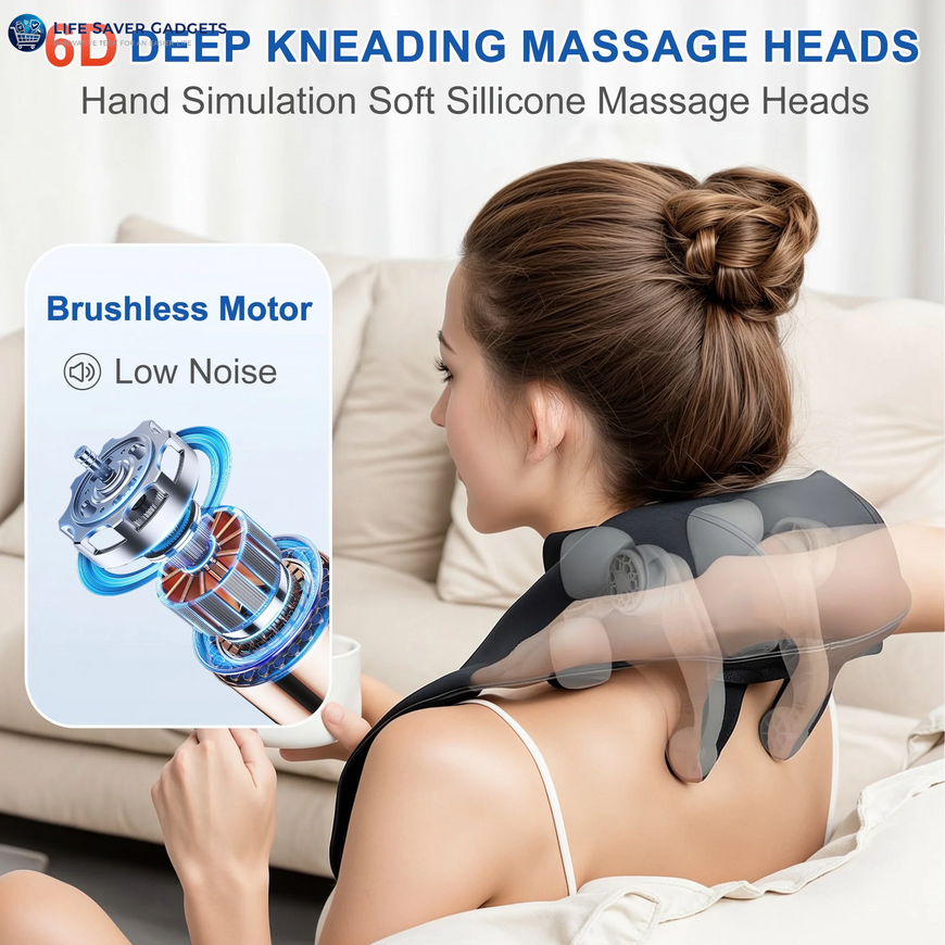 Shiatsu Neck and Shoulder Massager with Heat