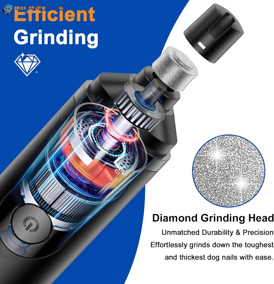 Dog Nail Grinder, Pet Nail Trimmers for Large Dogs, Medium, Small Dogs Cats Pets