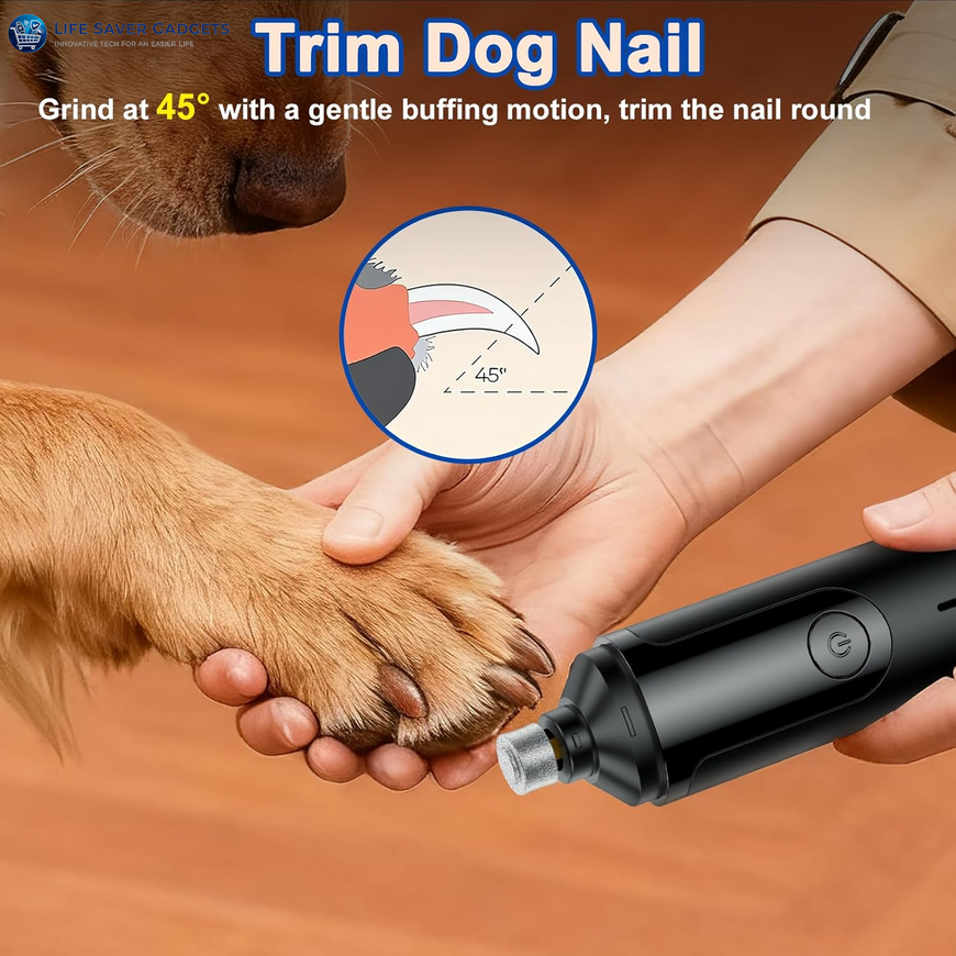 Dog Nail Grinder, Pet Nail Trimmers for Large Dogs, Medium, Small Dogs Cats Pets