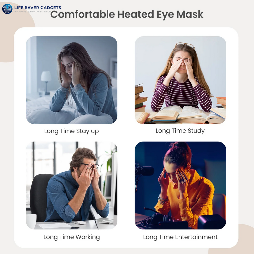 Heated Eye Massager with Air Compression