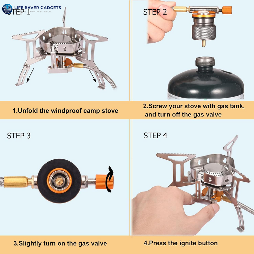 Portable Windproof Gas Stove
