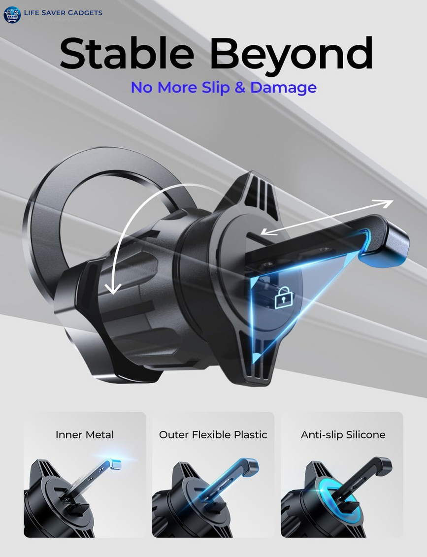 Magnetic MagSafe Car Mount Ultra Strong Phone Holder For Air Vent