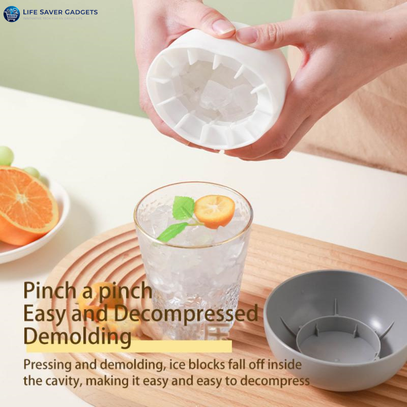 Ice Block Mold Silicone Mushroom Ice Cup