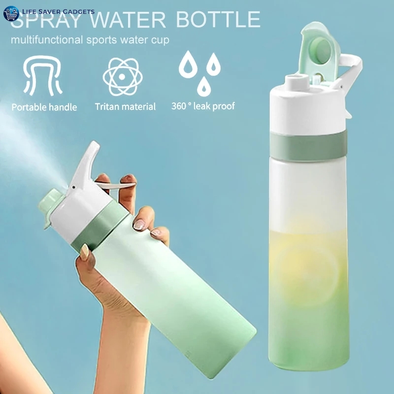 Spray Water Bottle For Outdoor Sport Fitness Lovers