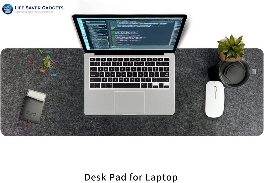 Felt Desk Mat | Computer Mat for Desk(36X12Inches)