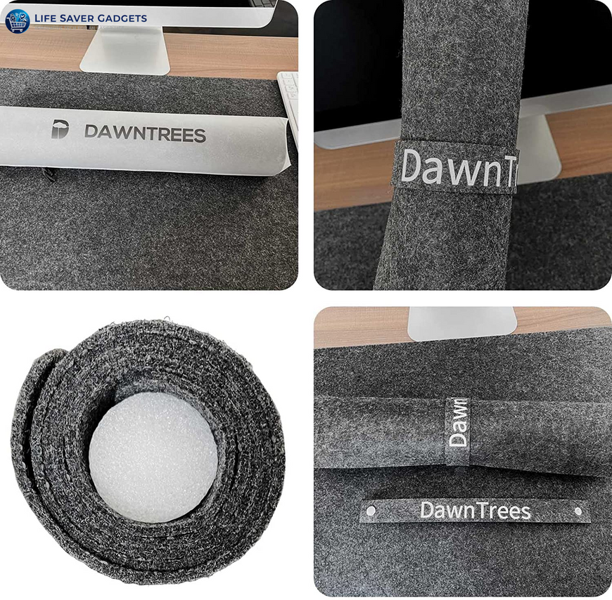 Felt Desk Mat | Computer Mat for Desk(36X12Inches)