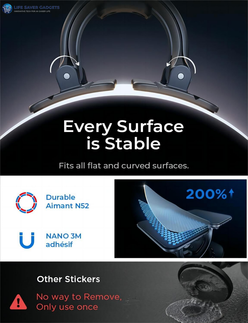 Magnetic MagSafe Car Mount Ultra Strong Phone Holder For Air Vent