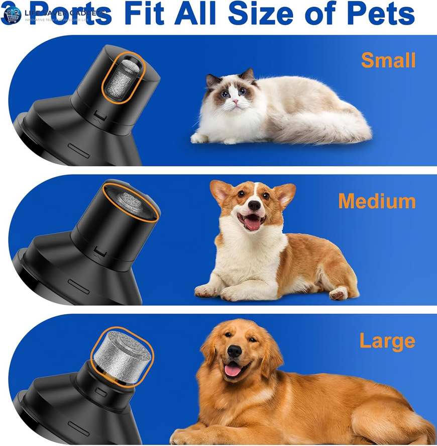 Dog Nail Grinder, Pet Nail Trimmers for Large Dogs, Medium, Small Dogs Cats Pets