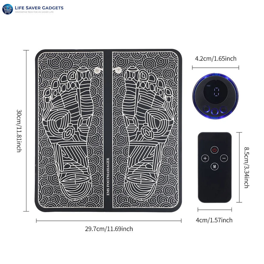 Electrode Foot Massager Mat