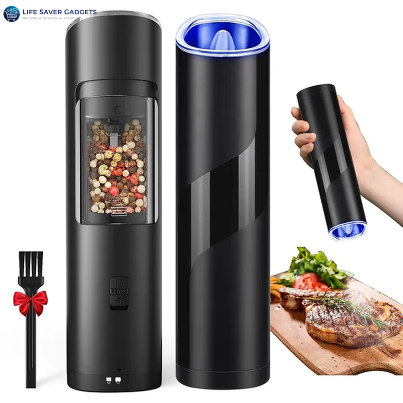 Electric Salt and Pepper Grinder Automatic Gravity Sensor Battery