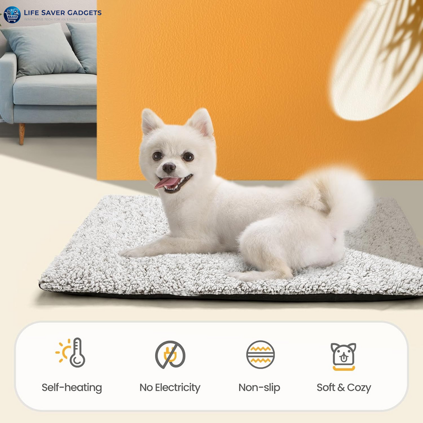 Self Warming Cat Bed Self Heating Cat Dog Mat 