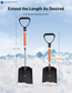Lightweight Snow Shovel for Driveway, Extendable Snow Shovel 