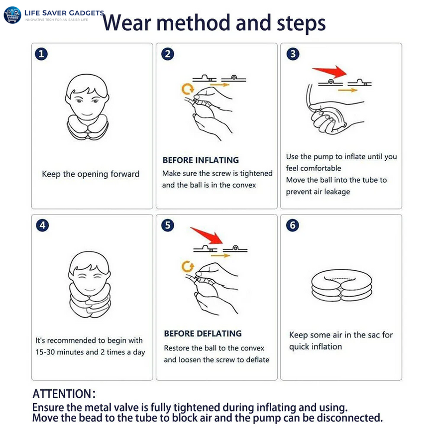 Cervical Neck Traction Device Collar Brace Support Pain Relief Stretcher Therapy