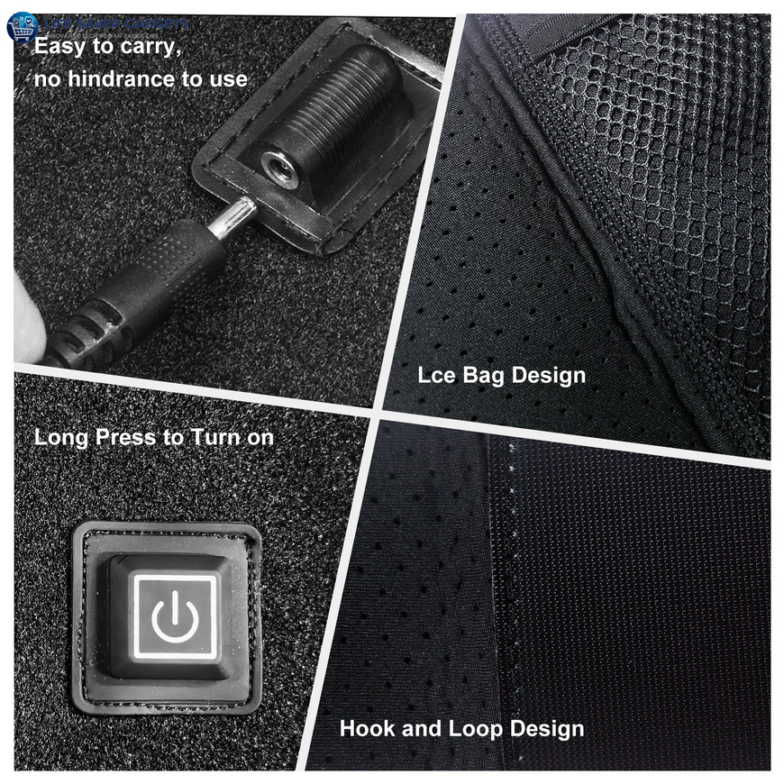 Heated Knee Brace for Arthritis Pain Relief, 3 Adjustable Temperature, Knee Massager with Hea