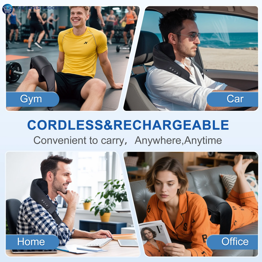 Shiatsu Neck and Shoulder Massager with Heat