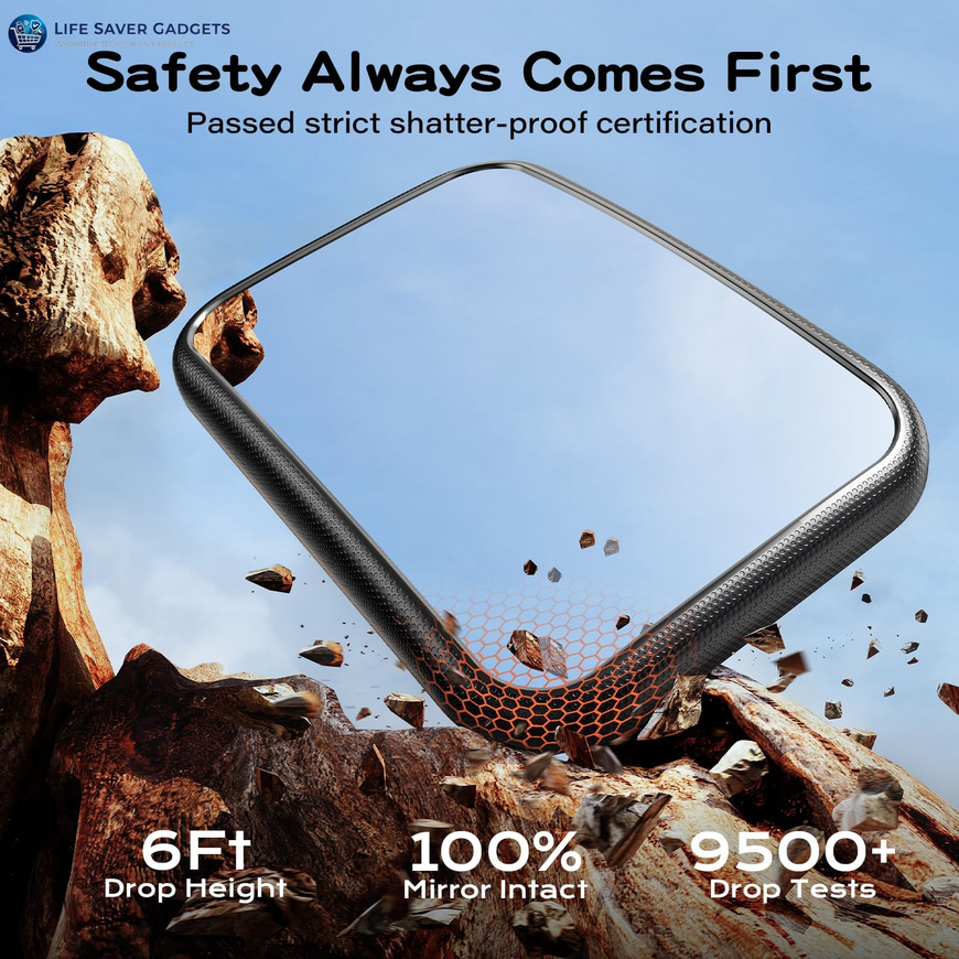 Baby Car Mirror for Baby Hook Clip Design Never Shake Baby Mirror for Car Seat 