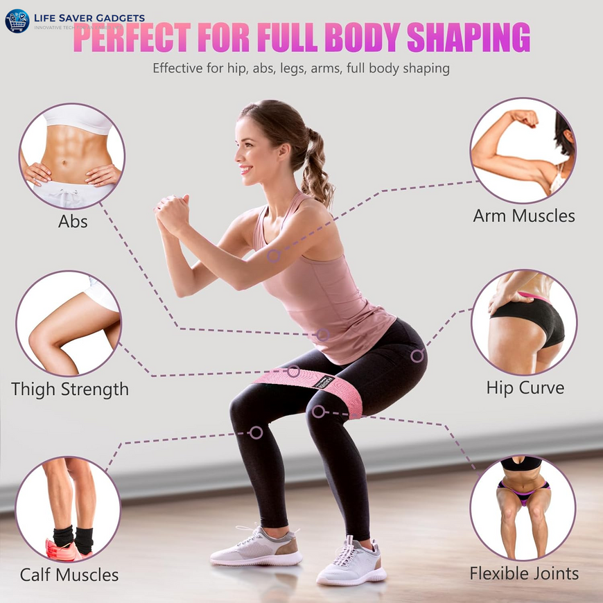 Resistance Bands for Working Out, Exercise Workout Bands for Women & Men