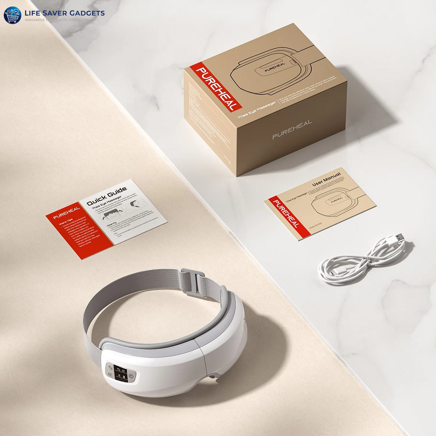 Heated Eye Massager with Air Compression