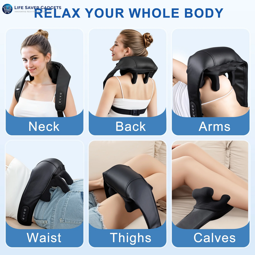 Shiatsu Neck and Shoulder Massager with Heat