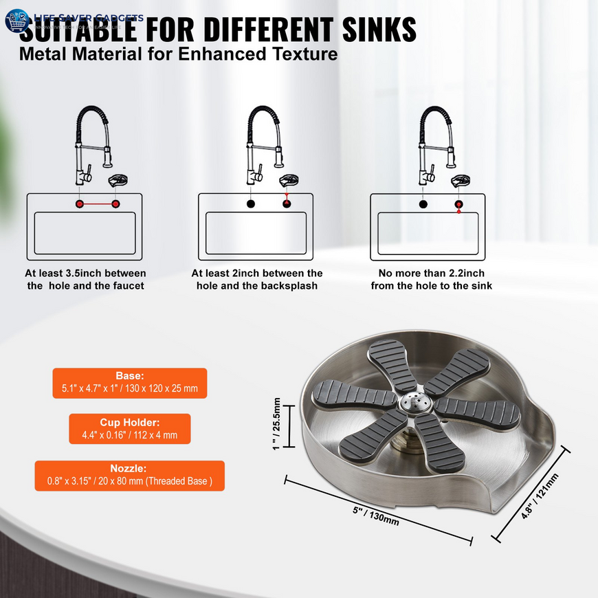 Cup Washer With Sink Home Bar Counter