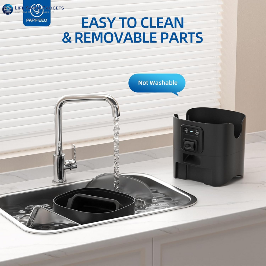 Automatic Pet Feeder 6L 2.4G Wifi Smart Pet Feeder with Camera & Two-Way Audio