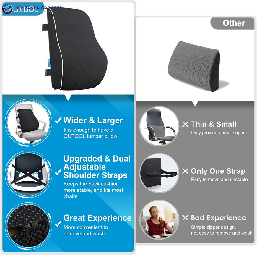 Lumbar Support Pillow for Office Chair