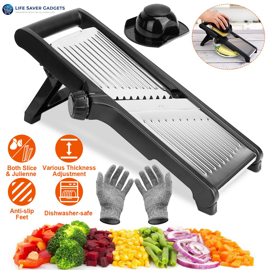 Stainless Steel Food and Vegetable Slicer Fruit Chopper